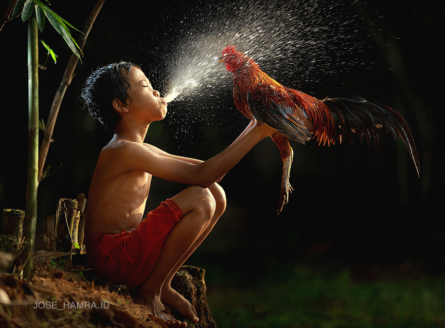 Un baño inesperado. Suradita, Jakarta. Jose Hamra