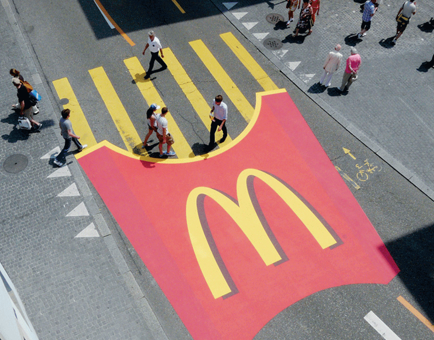 Macfries pedestrian crossing
