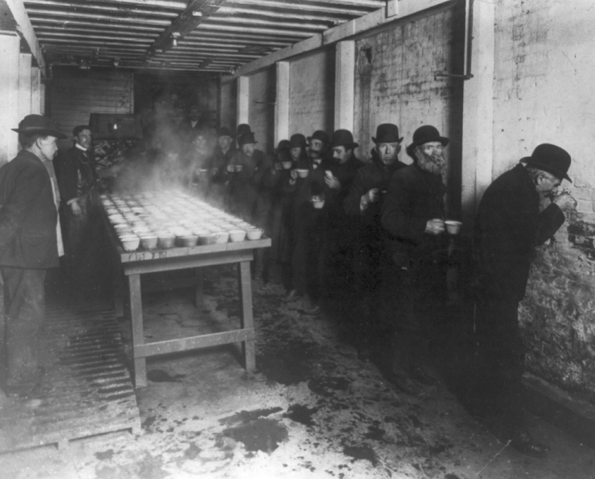Bowery Mission, Nueva York. 1908. Biblioteca del Congreso
