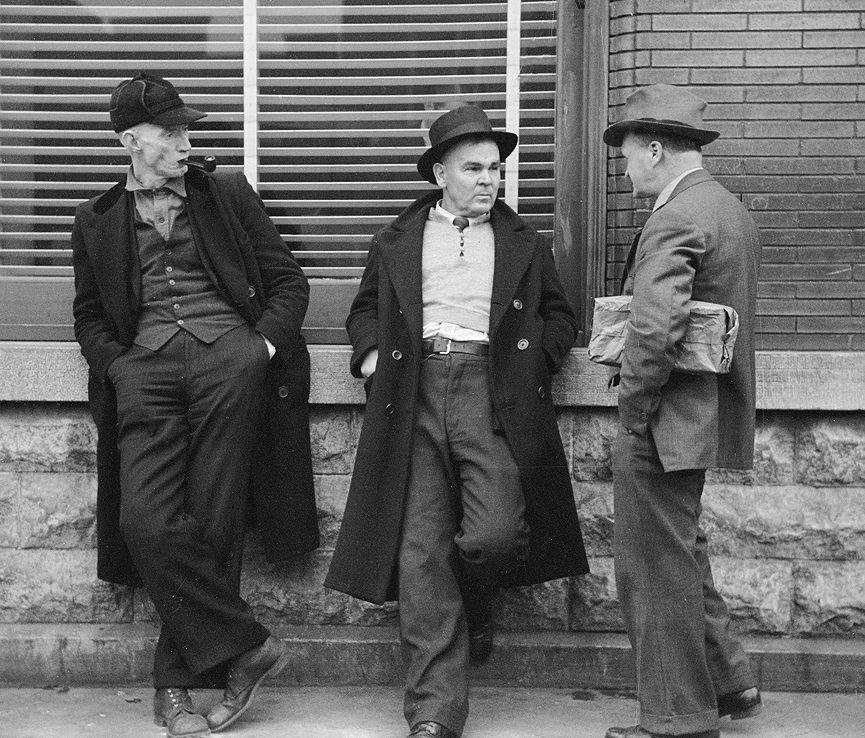 Mineros en paro, Illinois. 1939. Biblioteca del Congreso