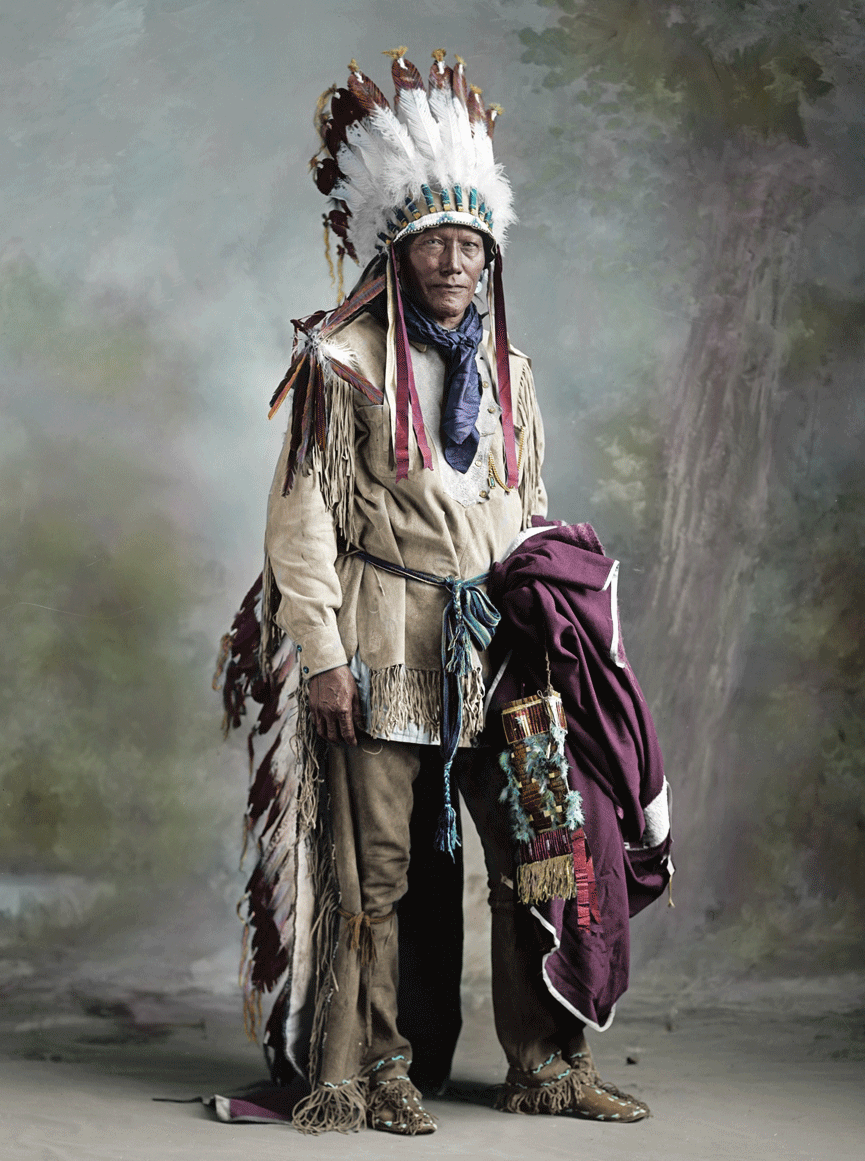 Indio Porcupine. Biblioteca del Congreso, 1905. Shorpy