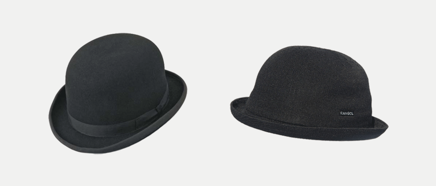 Bombín clásico y reinterpretación moderna del bombín