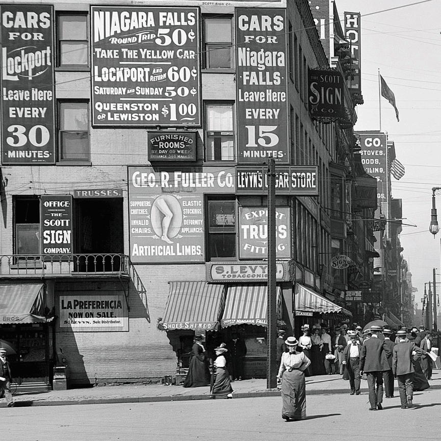 Expert Truss Fitting Main Street, Buffalo. Shorpy