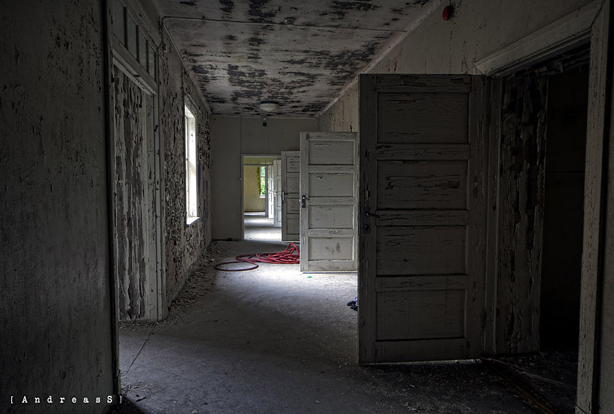 Un pasillo del Hospital Psiquiátrico Lier. Andreas S