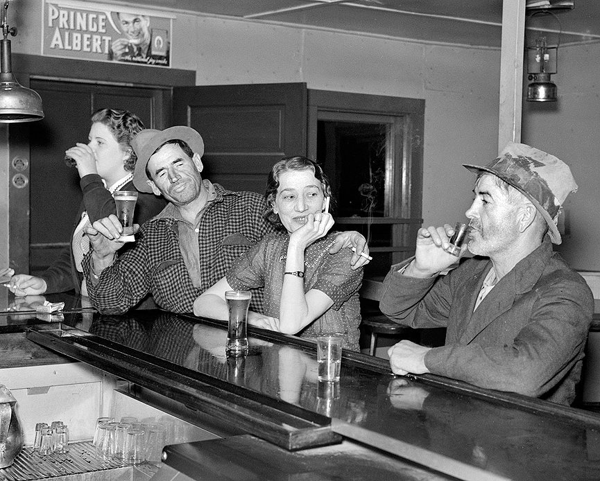 Taberna en Craigville, Minnesota. 1937, Biblioteca del Congreso