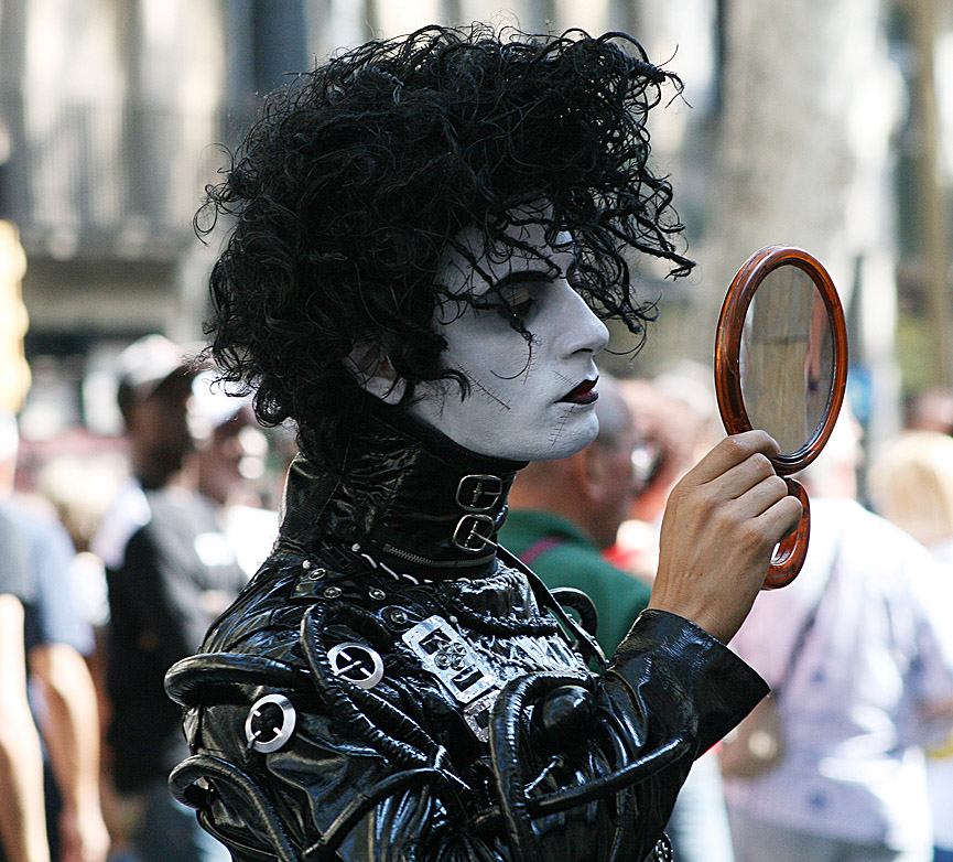 Eduardo en Las Ramblas. Carlos Solrac