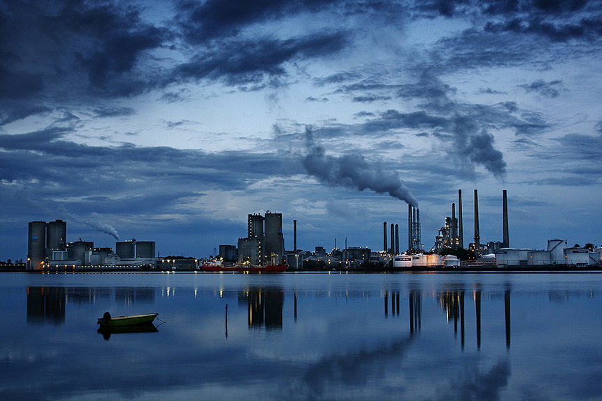 Aalborg, con Portland en el fondo. Niels Christian Wulff