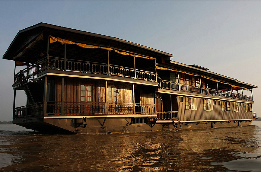 Un hotel flotante por el sur del rio Mekong. Mekong Cruises Pictures
