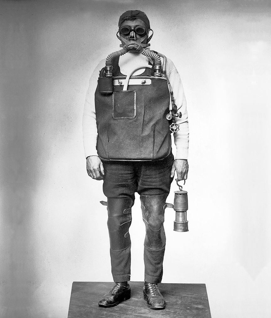 Rescate de mineros, 1915. Biblioteca del Congreso