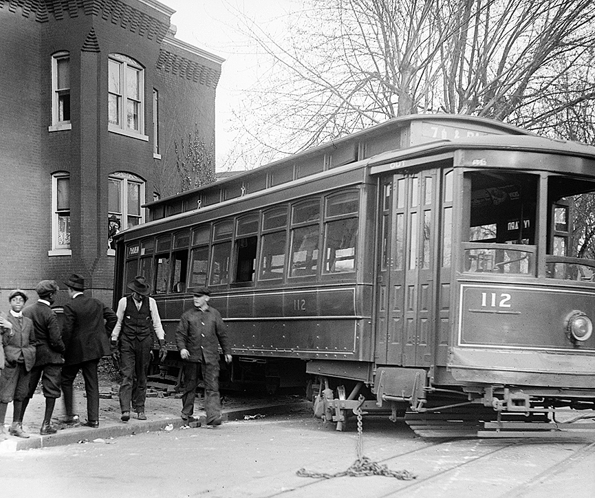 Curioso accidente en Washington, 1921. Biblioteca del Congreso