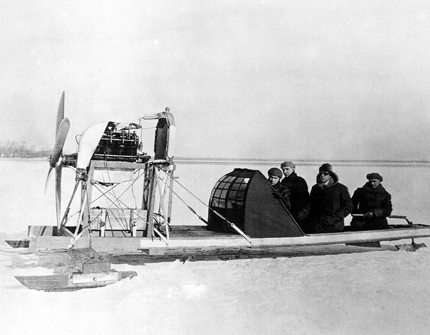 Motor Iceboat, 1925. Hulton Archive, Getty Images