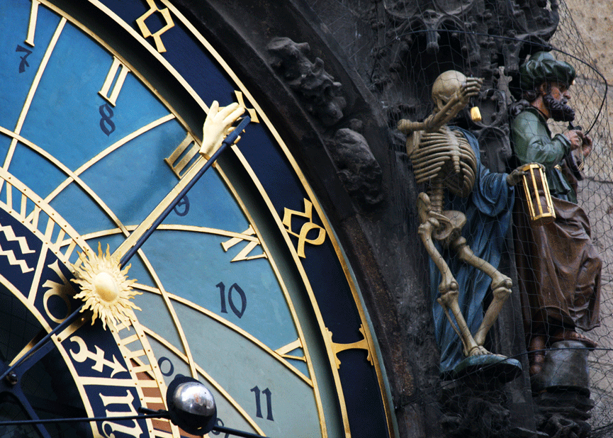 Detalle de las figuras, la Muerte y el Turco. Lola