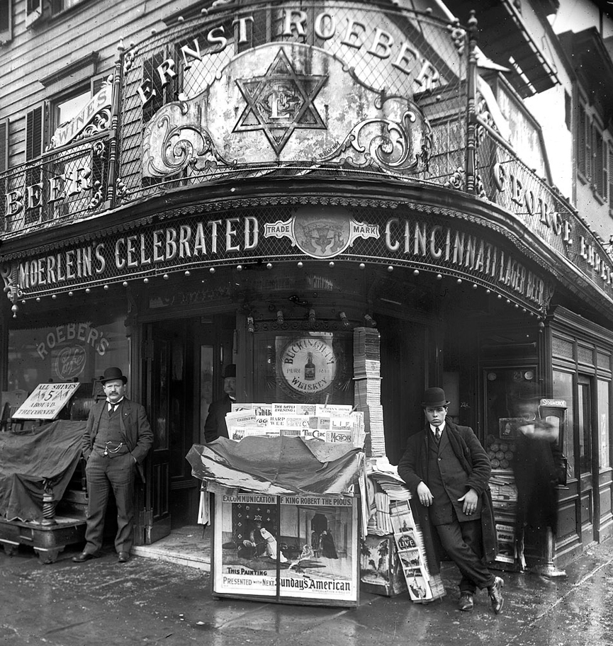 Cafe salón Ernst Roeber, Manhattan. 1908 © Shorpy