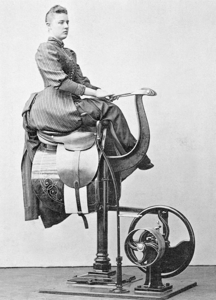 Silla mecánica de montar