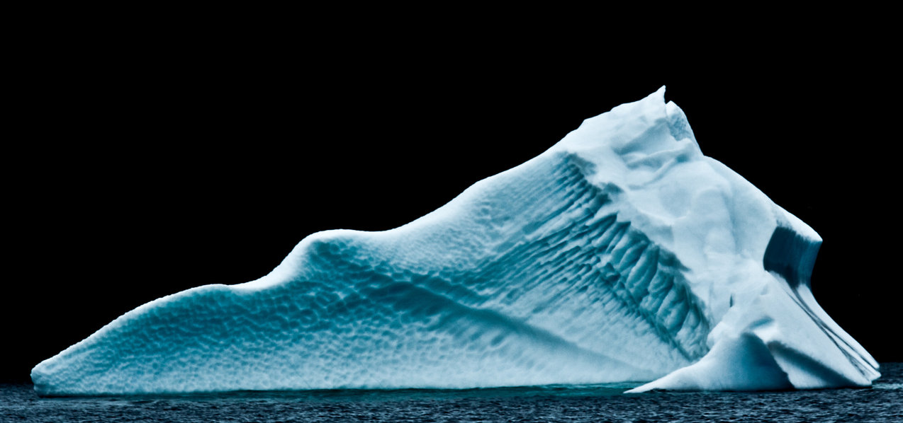 Iceberg en Terranova, Canadá